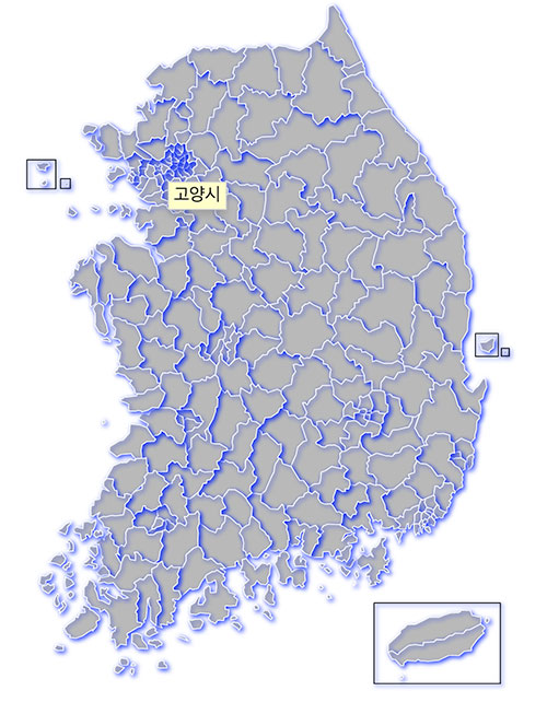 韩国地图-qunee